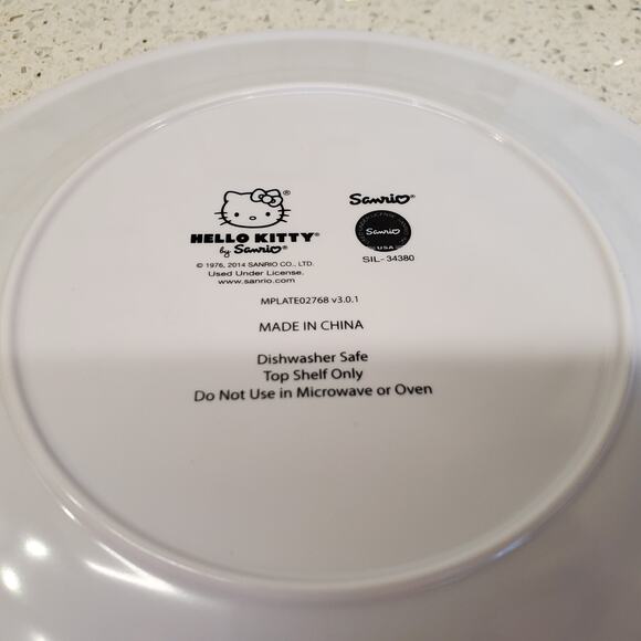 Vintage Sanrio Hello Kitty Santas Treats Plate Santa Cookie Plate 2014 - Picture 3 of 7